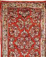 SAROGH,PERSIEN CA 137 X 73 CM. FLOR WOLLE.
