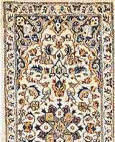 NAIN,PERSIEN CA 145 X 70 CM. FLOR WOLLE MIT SEIDE.