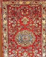 SAROGH,PERSIEN CA 135 X 76 CM. FLOR WOLLE.