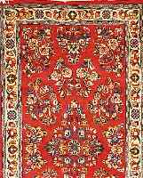 SAROGH,PERSIEN CA 143 X 78 CM. FLOR WOLLE.