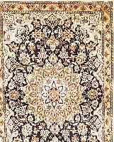 NAIN,PERSIEN CA 135 X 90 CM. FLOR WOLLE MIT SEIDE.