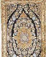 NAIN,PERSIEN CA 130 X 80 CM. FLOR WOLLE MIT SEIDE.