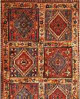 YALAMEH,PERSIEN CA 121 X 81 CM. WOLLE AUF WOLLE.
