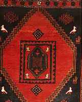 KLARDASHT,PERSIEN A 114 X 102 CM. FLOR WOLLE.