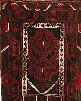 BELUTSCH,PERSIEN CA 130 X 88 CM. WOLLE AUF WOLLE.CA 30 JAHRE.