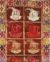 GABBEH,PERSIEN CA 168 X 91 CM. WOLLE AUF WOLLE.