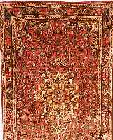 BIDJAR,PERSIEN CA 130 X 80 CM. FLOR WOLLE
