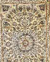 NAIN,PERSIEN CA 190 X 118 CM. FLOR WOLLE MIT SEIDE.