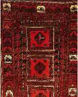 BELUTSCH,PERSIEN CA 192 X 122 CM. WOLLE AUF WOLLE.