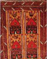 BELUTSCH,PERSIEN CA 192 X 103 CM. WOLLE AUF WOLLE.