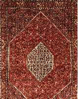 BIDJAR,PERSIEN CA 178 X 115 CM. FLOR WOLLE.SEHR STRAPAZIERFäHIG.