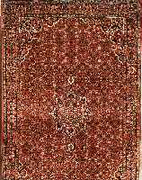 BIDJAR,PERSIEN CA 178 X 108 CM. FLOR WOLLE.SEHR STRAPAZIERFäHIG.