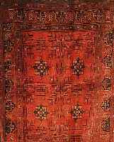 KHALMOHAMMADI,AFGHANISTAN.CA 184 X 138 CM. WOLLE AUF WOLLE.(HOCHWERTIG)