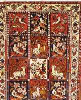 BACHTIAR,PERSIEN CA 158 X 110 CM. FLOR WOLLE.