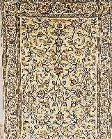NAIN,PERSIEN CA 215 X 120 CM. FLOR WOLLE MIT SEIDE.