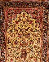 GHOM,PERSIEN CA 202 X 142 CM. FLOR WOLLE.