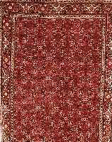BIDJAR,PERSIEN CA 215 X 133 CM. FLOR WOLLE.SEHR STRAPAZIERFäHIG.