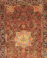 BIDJAR PERSIEN CA 118 X 80 CM. FLOR WOLLE.