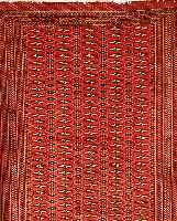 TORKMAN,PERSIEN CA 197 X 135 CM. WOLLE AUF WOLLE.