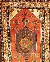 FERIDAN,PERSIEN CA 200 X 124 CM. FLOR WOLLE.CA 30 JAHRE.