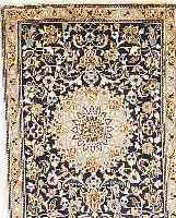 NAIN,PERSIEN CA 130 X 90 CM. FLOR WOLLE MIT SEIDE.