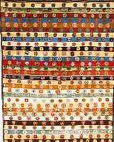 GABBEH,PERSIEN CA 188 X 90 CM. WOLLE AUF WOLLE.
