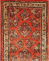 SAROGH,PERSIEN CA 300 X 82 CM. FLOR WOLLE.
