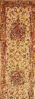 TäBRIZ FEIN,PERSIEN CA 331 X 82 CM. KORKWOLLE MIT SEIDE.CA 500.000 KN/QM.