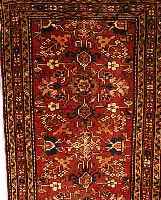 HAMADAN,PERSIEN CA 290 X 105 CM. FLOR WOLLE.