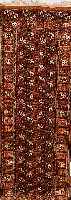 AFGHAN SEIDE.CA 277 X 86 CM. FLOR WOLLE MIT üBER 90% SEIDENANTEIL.