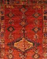 KHORAMABAD,PERSIEN CA 288 X 156 CM. FLOR WOLLE.CA 30 JAHRE