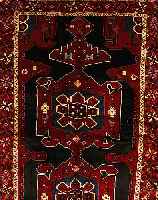 SHAHSAWAN,PERSIEN CA 377 X 158 CM. FLOR WOLLE.CA 30 JAHRE.