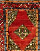GABBEH,PERSIEN CA 223 X 200 CM. WOLLE AUF WOLLE.