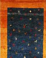 GABBEH,PERSIEN CA 290 X 205 CM. WOLLE AUF WOLLE.