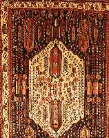 AFSCHAR,PERSIEN CA 294 X 202 CM. FLOR WOLLE.