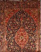 KESCHAN,PERSIEN CA 355 X 240 CM. FLOR WOLLE.CA 50 JAHRE.
