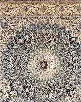 NAIN,PERSIEN CA 297 X 297 CM. KORKWOLLE MIT SEIDE.