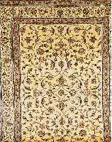 NAIN,PERSIEN CA 339 X 251 CM. FLOR WOLLE MIT SEIDE.
