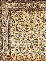 NAIN,PERSIEN CA 390 X 300 CM. FLOR WOLLE MIT SEIDE.