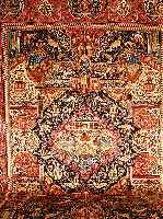 KASCHMAR,PERSIEN CA 388 X 286 CM. FLOR WOLLE.CA 30 JAHRE.