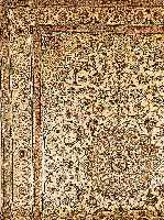 NAIN,PERSIEN CA 403 X 300 CM. FLOR WOLLE MIT SEIDE.
