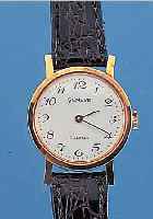 KONVOLUT: 4 GLASHÜTTE DAMENARMBANDUHREN, UNGETR. LAGERW., ALLE VERSCH. DESIGN, 3X BEZ. CLIPPER, 1X GENEVE, LEDERB., UM 1985, ALLE ...