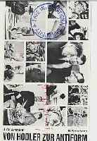BEUYS, JOSEPH, 1921 - 1986, MULTIPLE: VON HODLER ZUR ANTIFORM, OFFSET, MIT STEMPEL FREE INTERNATIONAL UNIVERSITY, HANDSIGN., CA. 11 X ...
