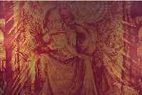 FUCHS, ERNST, PROF., MUTTER KöNIGIN, OFFSET IN ROT UND GOLD, HANDSIGNIERT, CA. 39.5 X 54.5 CM, PP, DAZU: PEGASUS UND MUSE, FARBOFFSET, ...