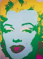 WARHOL, ANDY, MARYLIN, FARBSIEBDRUCK AUS DEREDITION SUNDAY B. MORNING, VERSO GESTEMPELT: FILL IN YOUR OWN SIGNATURE, CA. 91 X 91 CM