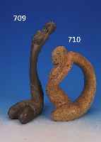 UNBEKANNTER KüNSTLER, 20. JH, STEINSKULPTUR,DER DENKER, H. CA. 32 CM