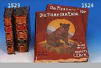 KONVOLUT AUS 5 BäNDEN: DR. KURT LAMPERT, DIE VöLKER DER ERDE, DVA 1902, IN ZWEI BäNDEN UND PROF. DR. W. MARSCHALL, DIE TIERE DER ERDE, DVA ...