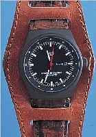 ORFINA DAMENARMBANDUHR PORSCHE DESIGN, REF.-NR. 7050F, SCHWEIZ UM 1995, EDELST. GRüN MATT., BODEN U. KRONE GESCHR., SCHUTZHüLLE, 25 ST., ...