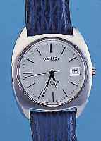 ROAMER HERRENARMBANDUHR ANFIBIO-MATIC, SCHWEIZ UM 1990, EDELST.-STüLPGEH., GET. A- WELLE, BEI FERTIGST. WASSERGESCH., 17 ST., ...