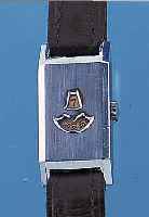 DAMENARMBANDUHR DIGITAL, REF.-NR. 55/15089, SCHWEIZ UM 1934, NICKEL-CHROM-GEH., SCHARNIER-BODEN, STD. RAST., MIN. ROTIEREND, 8-ECK- FORMANKERW., ...
